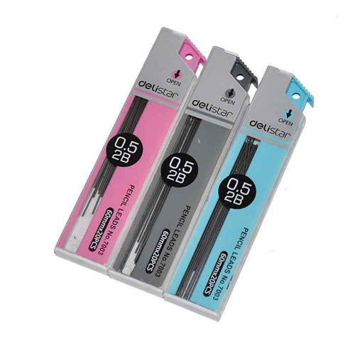 Lapice 3 Pcs 2b Recarga Mina Lapiz Automatica Varilla