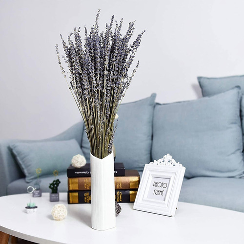 Flores Decorativas De Lavanda Secas, 50 Unidades