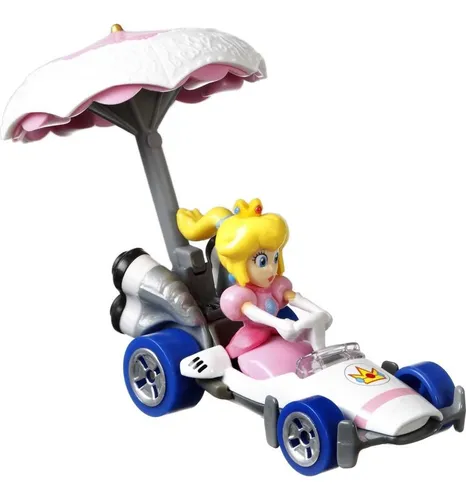 Hot Wheels Mario Kart Princess Peach B Dasher Peach Parasol