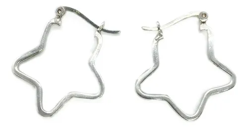 Argollas en forma de estrella hotsell