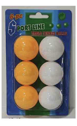 Pack 6 Pelotas De Pin Pon