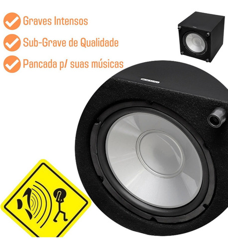 Subwoofer Ativo Sbx-180 8pol. 180w Rms - New Level