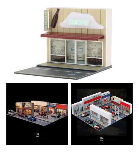 Diorama De Cenário Em Escala 1:64, Modelo S Para Acessórios