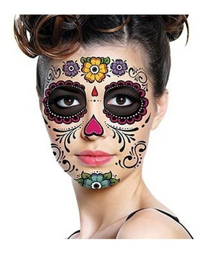 Set 70 Tatuajes Temporales Calaveras Catrina Dia De Muertos