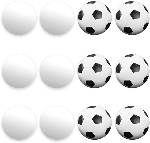 12 Pack De Foosballs Mixtos - Estándar De Foosball Tablas