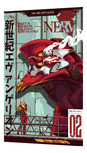 Poster Evangelion Anime Asuka Langley Sohryu 50x70cm 