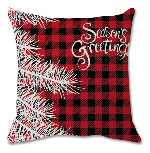 Almohada N Merry Christmas Con Estampado De Teñido Para Deco