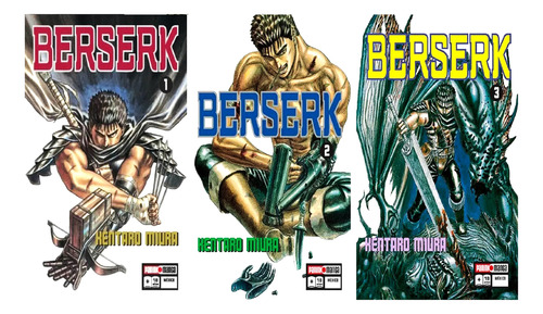 Berserk Tomos 1 2 3 Manga Panini Español Pack Kentaro Miura