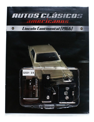 Imagen 1 de 2 de Libro autos clásicos americanos n°23-lincoln cont 1966-4