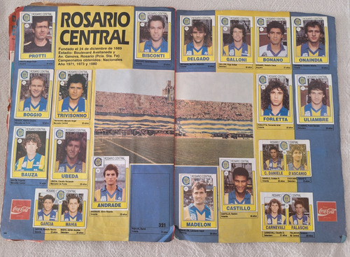 Album Figuritas Futbol 1992 Coca Cola (Usado)
