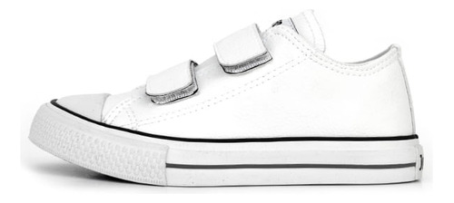 Zapatilla Niños Velcro John Foos 182 Tween Loop White