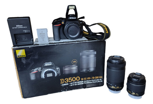 Camara Reflex Digital Nikon D3500 Af-p Nikkor 70-300mm Dx Vr