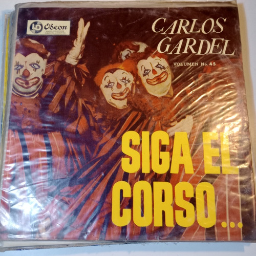 Carlos Gardel Siga El Corso Disco De Vinilo Carlos Gardel 