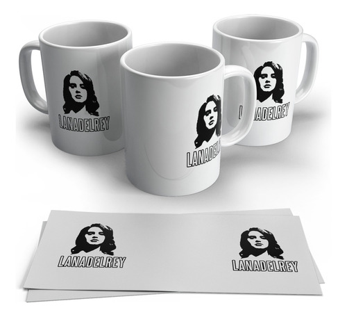 Taza De Ceràmica Lana Del Rey Varios Modelos - Con Caja -