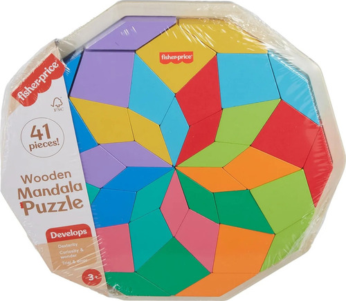 F P W Rompecabezas Geométrico Mandala De Madera Hxt94