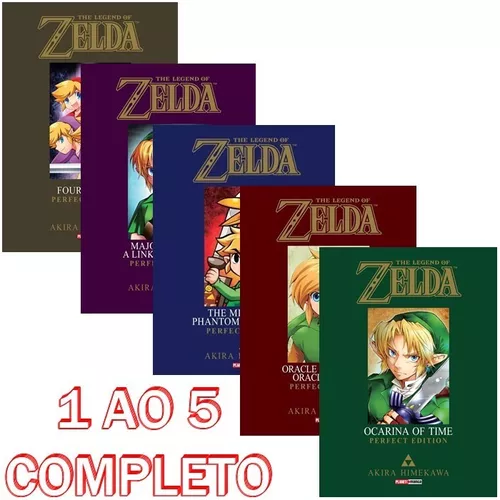 THE LEGEND OF ZELDA OCARINA OF TIME PERFECT EDITION MANGÁ PT BR