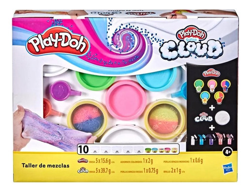 Play-doh Y Súper Cloud Taller De Mezclas 15 Accesorios
