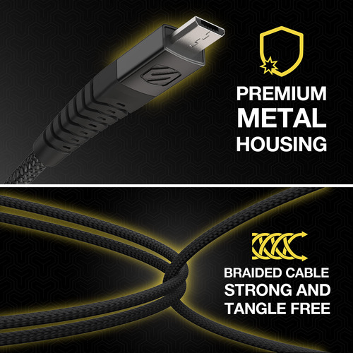 Cable Scosche Hdmab4-sp Strikeline Usb-a A Micro Usb De 1,2