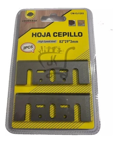 Cuchilla Repuesto Cepillo Electrico X2 Unidades 82mm