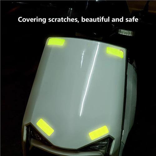 Adhesivo Reflectante Para Coche, Luz Nocturna Multifuncional
