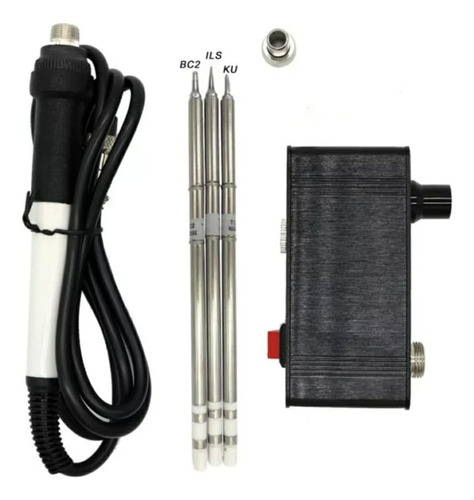 Estação Ferro De Solda Quicko T12-942 Com Fonte + 3 Pontas 127/220V