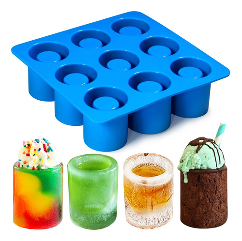 Molde De Silicona Sidosir Shot Glass Para Caramelos, Silicon