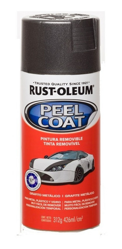 Aerosol Removible Vinilo Peel Coat Grafito Rust Oleum Sibaco