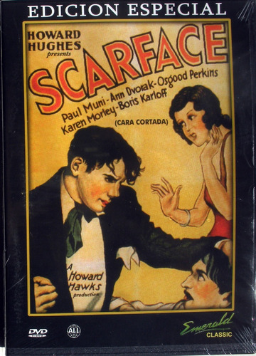 Dvd - Scarface - Paul Muni - Dir. Howard Hawks - Nueva