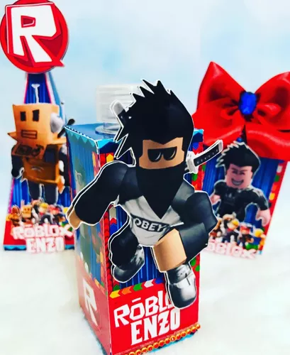 Kit So Um Bolinho Roblox Menino - Arquivo de Corte