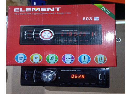 Auto Radio Con Bluethoot Element A603 Garantía Oficial.