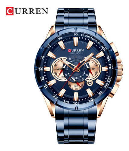 Reloj Para Hombre Curren 8363 Krec9503 Azul