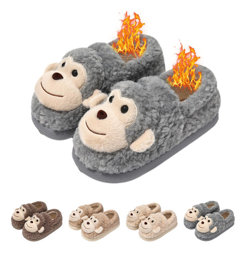 Pantuflas De Mono, Pantuflas De Animales Para Adultos
