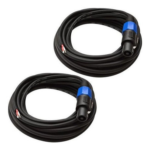 Seismic Audio Sprw25 2 Pack De 25 Pies De Cable Sin Procesar