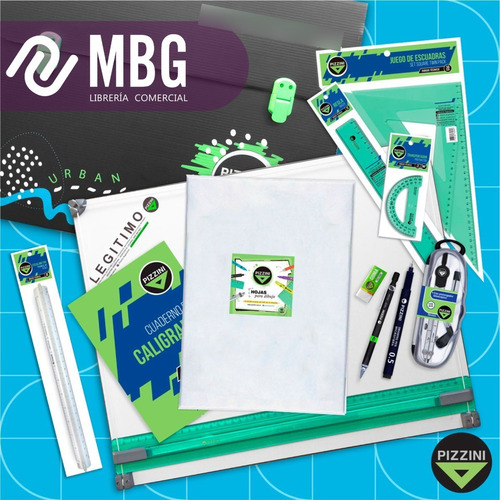 Imagen 7 de 9 de Tablero Dibujo Pizzini 50x60 C/atril 6 Posiciones+productos