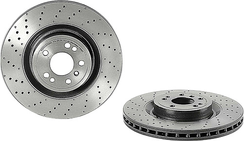 Par Discos Delanteros Mercedes-benz Ml350 2010-2015 Brembo