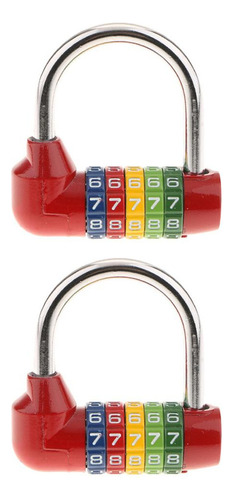 J 2x Candados For Equipaje De Combinación De 5 Dígitos Para