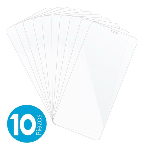 10 Piezas Mica Cristal 9h Templado Modelos Para iPhone
