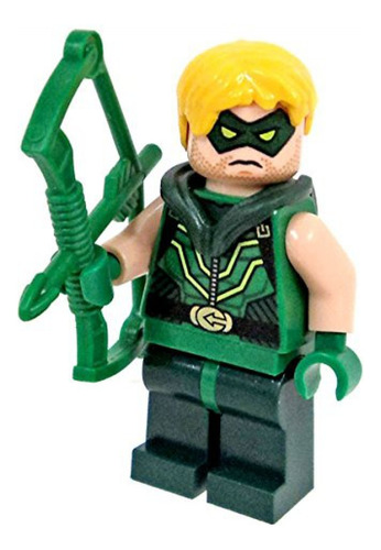 Minifigura Lego Dc Comics Justice League Green Arrow Con Laz