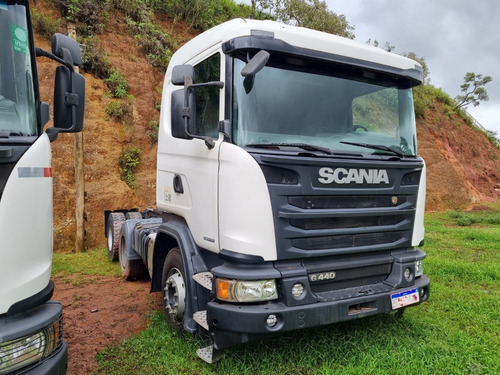 Imagem 5 de 15 de Scania G 440 6x4 Ano 2015/2015 Com Freio Retarder Traçado