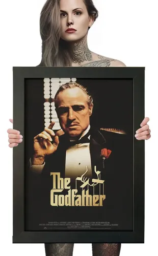 Quadro The Godfather O Poderoso Chefão Arte Poster A2