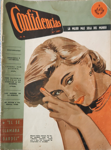 3 Revistas Confidencias N°1134-1135 1201 - 1956 (xx