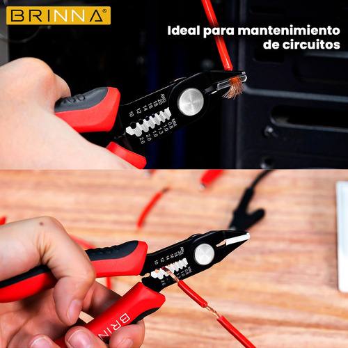 Pinza Amperometrica Hb-201 + Alicate Precision Brinna