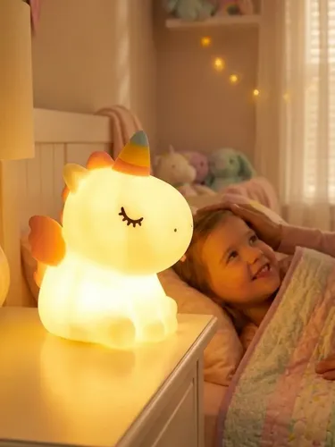 k*n様 HiFiUnicorn ハパユ ライト Abajur De Unicórnio Com Lâmpada Touch | Parcelamento sem juros
