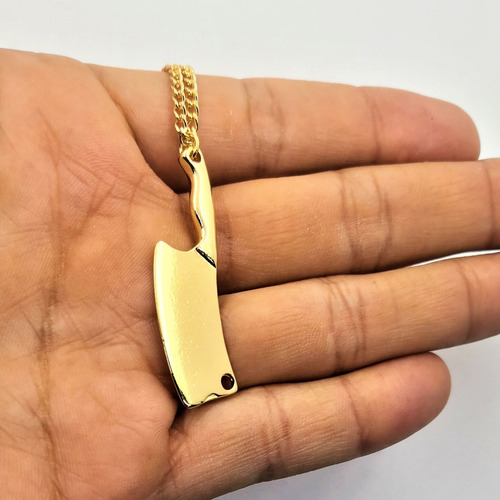 Imagen 6 de 9 de Dije Hacha Chef Cocinero Grabado Láser Personalizado M1009