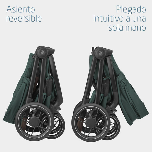 Cochecito De Bebé Maxi-cosi Oxford Color Verde Musgo Chasis Gris Grafito