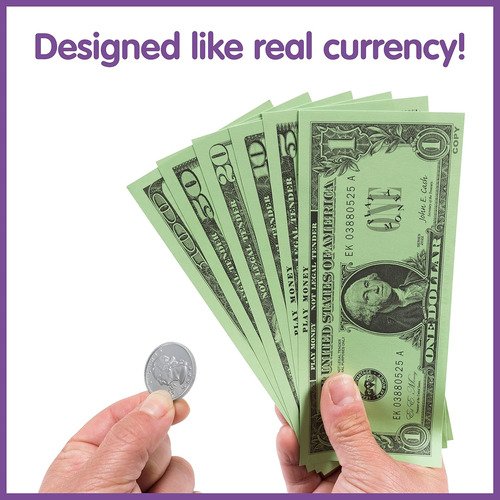 Learning Advantage Juego De Dinero - Billetes Y Monedas -...