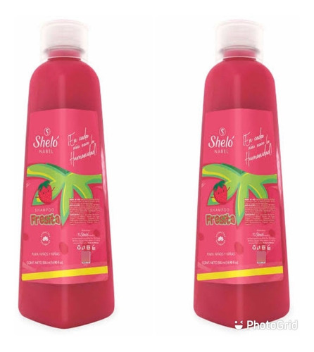 Dos Shampoos Fresita Para El Cabello De Tu Bebe, Shelo Nabel