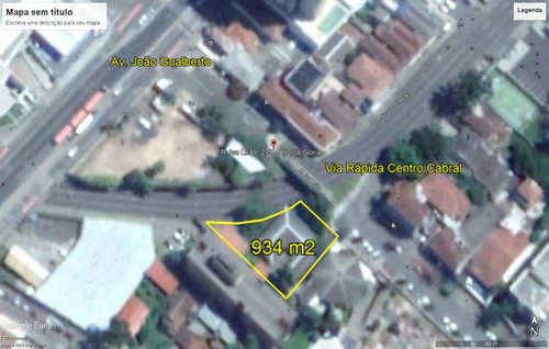 Imagem 2 de 3 de Terreno / Áreas À Venda Com 934m² Por R$ 3.200.000,00 No Bairro Alto Da Glória - Curitiba / Pr - T 106