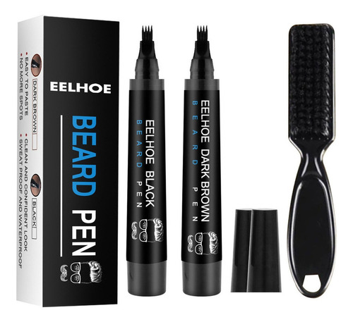 Sf Eelhoe Beard Pen E Brush Set Impermeable Durable 5ml