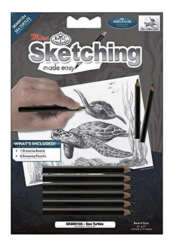 Royal Brush Mini Sketching Made Easy Kit, 5 X 7 Pulgadas, To